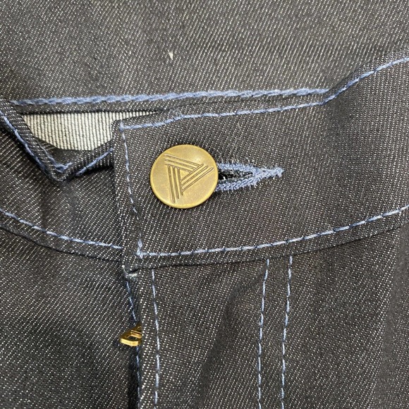 Blue Delta Jeans Women’s 29x30 Blue Stretch Handmade Custom RAW Denim USA $450 - Picture 4 of 10